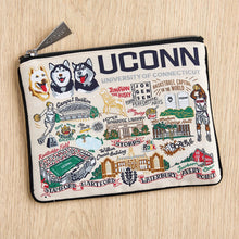 Load image into Gallery viewer, University of Connecticut Collegiate Zip Pouch Pouch catstudio 

