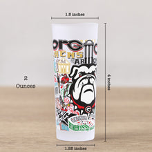 Load image into Gallery viewer, University of Georgia Collegiate Shot Glass Shot Glass catstudio 
