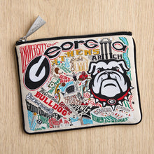 Load image into Gallery viewer, University of Georgia Collegiate Zip Pouch Pouch catstudio 
