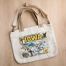 Load image into Gallery viewer, University of Iowa Collegiate Tote Bag Collegiate Collegiate Tote Bag catstudio 
