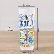 Load image into Gallery viewer, University of Kentucky Collegiate Shot Glass Shot Glass catstudio 
