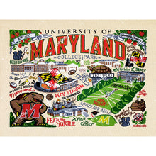Load image into Gallery viewer, University of Maryland Collegiate Fine Art Print Art Print catstudio 

