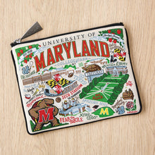 Load image into Gallery viewer, University of Maryland Collegiate Zip Pouch Pouch catstudio 
