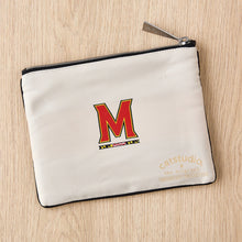 Load image into Gallery viewer, University of Maryland Collegiate Zip Pouch Pouch catstudio 
