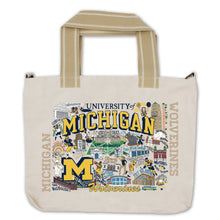 Load image into Gallery viewer, University of Michigan Collegiate Tote Bag Tote Bag catstudio
