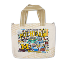 Load image into Gallery viewer, University of Michigan Collegiate Tote Bag Tote Bag catstudio
