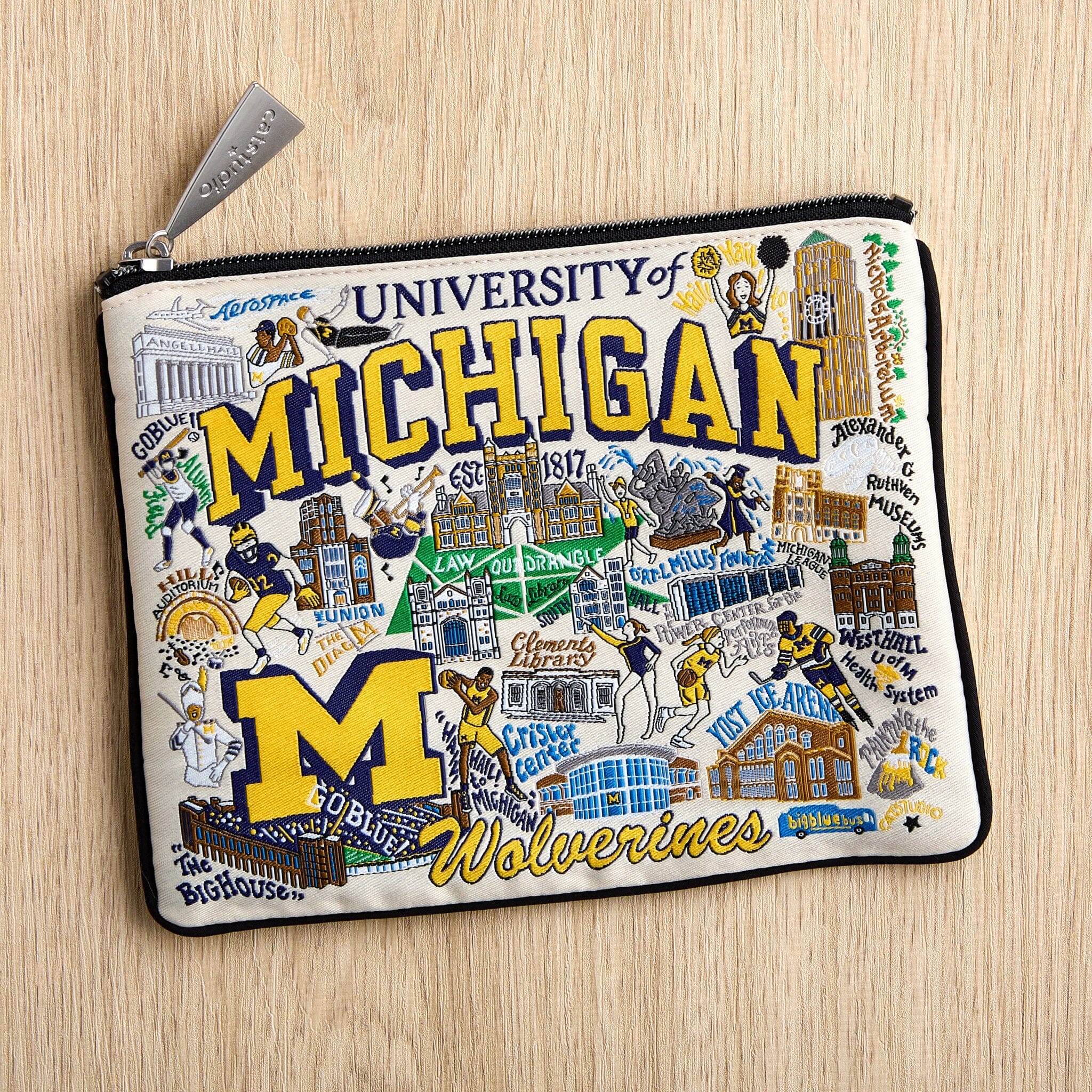 University of Michigan Zip Pouch | Collegiate Collection by