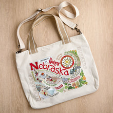 Load image into Gallery viewer, University of Nebraska Collegiate Tote Bag Collegiate Collegiate Tote Bag catstudio 
