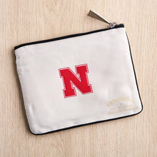 Load image into Gallery viewer, University of Nebraska Collegiate Zip Pouch Pouch catstudio 
