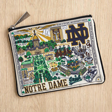 Load image into Gallery viewer, University of Notre Dame Collegiate Zip Pouch Pouch catstudio 
