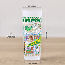Load image into Gallery viewer, University of Oregon Collegiate Shot Glass Shot Glass catstudio 
