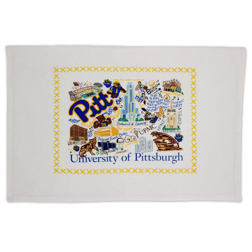 University of Pittsburgh Collegiate Dish Towel Dish Towel catstudio 