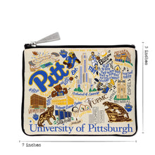 Load image into Gallery viewer, University of Pittsburgh Collegiate Zip Pouch Pouch catstudio 
