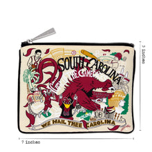 Load image into Gallery viewer, University of South Carolina Collegiate Zip Pouch Pouch catstudio 
