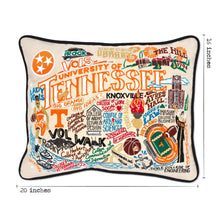 Load image into Gallery viewer, University of Tennessee Collegiate Embroidered Pillow Pillow catstudio 
