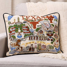 Load image into Gallery viewer, University of Texas Collegiate Embroidered Pillow Pillow catstudio 
