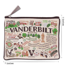 Load image into Gallery viewer, Vanderbilt University Collegiate Zip Pouch Pouch catstudio
