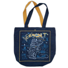 Load image into Gallery viewer, Vermont Denim Tote Bag Denim Tote Bag catstudio 
