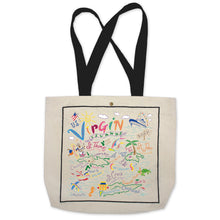 Load image into Gallery viewer, Virgin Isles Tote Bag Canvas Tote Bag catstudio 
