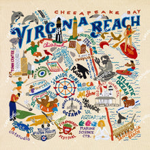 Load image into Gallery viewer, Virginia Beach Fine Art Print Art Print catstudio

