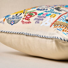Load image into Gallery viewer, Virginia Beach Hand-Embroidered Pillow Pillow catstudio 
