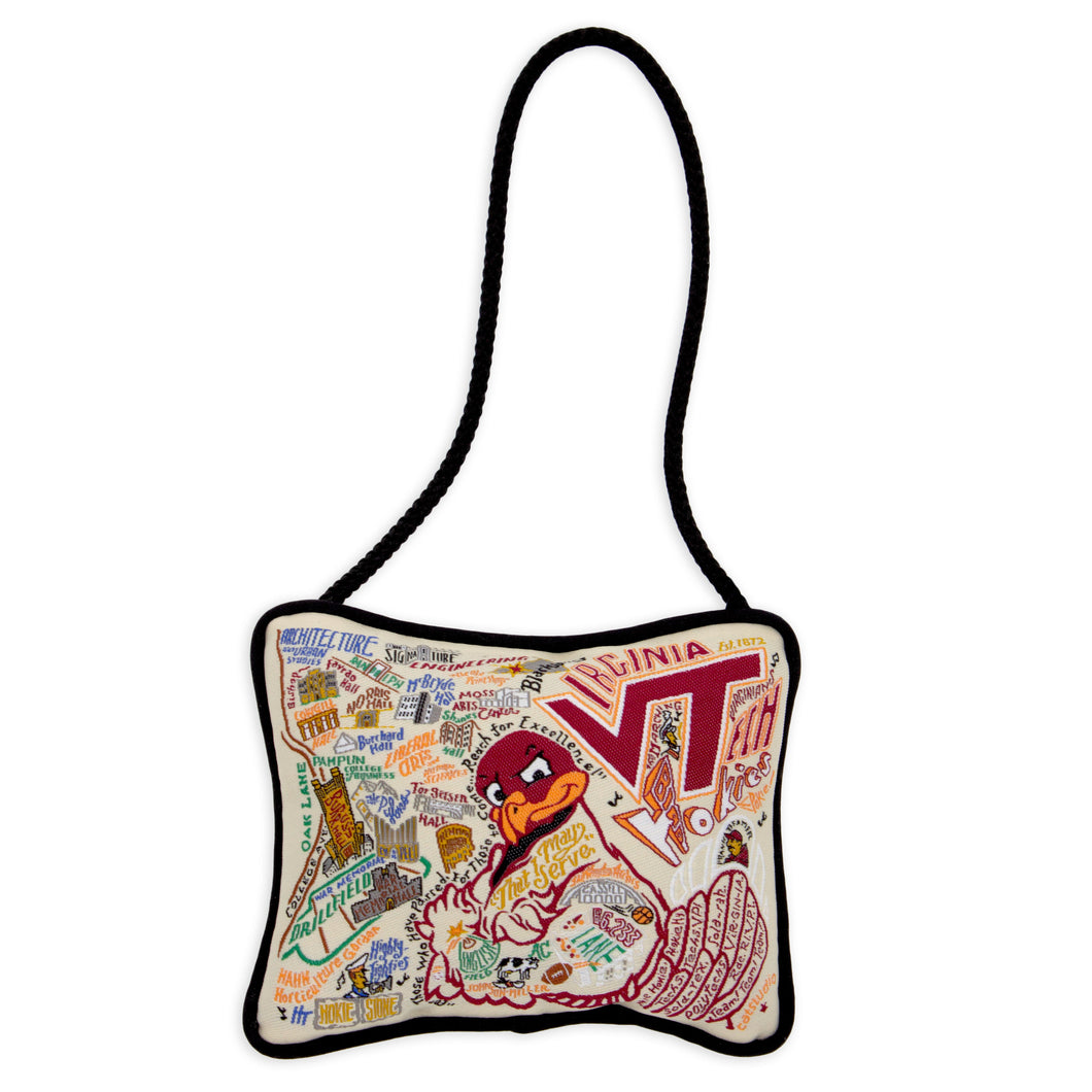 Virginia Tech Collegiate Mini Pillow Ornament Mini Pillow catstudio