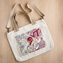 Load image into Gallery viewer, Virginia Tech Collegiate Tote Bag Collegiate Collegiate Tote Bag catstudio 
