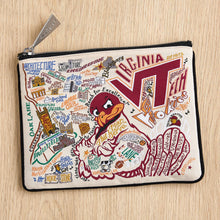 Load image into Gallery viewer, Virginia Tech Collegiate Zip Pouch Pouch catstudio 

