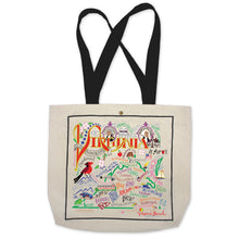 Load image into Gallery viewer, Virginia Tote Bag Canvas Tote Bag catstudio 
