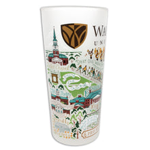 Load image into Gallery viewer, Wake Forest Collegiate Drinking Glass Glass catstudio
