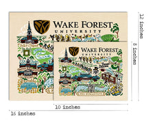 Load image into Gallery viewer, Wake Forest University Collegiate Fine Art Print Art Print catstudio
