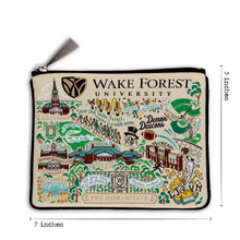 Load image into Gallery viewer, Wake Forest University Collegiate Zip Pouch Pouch catstudio
