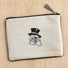 Load image into Gallery viewer, Wake Forest University Collegiate Zip Pouch Pouch catstudio 
