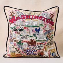 Load image into Gallery viewer, Washington DC Hand-Embroidered Pillow Pillow catstudio 

