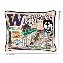 Load image into Gallery viewer, Washington, University of Collegiate Embroidered Pillow Pillow catstudio 
