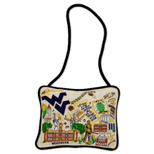 Load image into Gallery viewer, West Virginia University Collegiate Mini Pillow Ornament Mini Pillow catstudio
