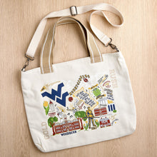 Load image into Gallery viewer, West Virginia University Collegiate Tote Bag Collegiate Collegiate Tote Bag catstudio 
