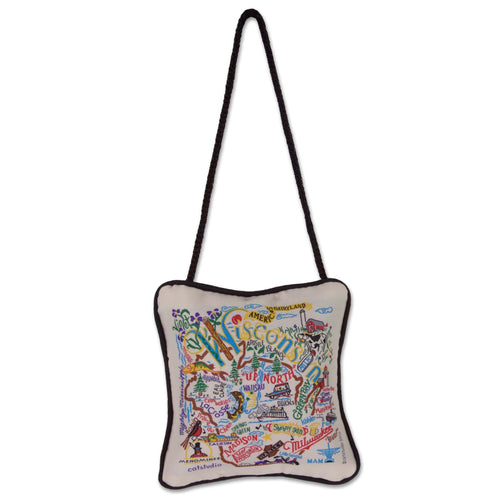 Wisconsin Mini Pillow Ornament Mini Pillow catstudio