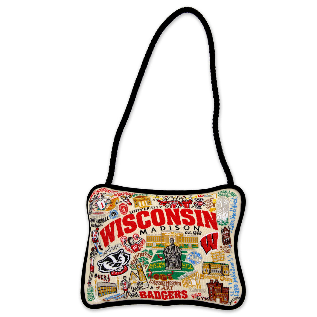 Wisconsin, University of MINI PILLOW ORNAMENT Mini Pillow catstudio 