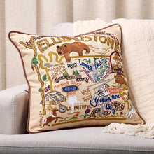 Load image into Gallery viewer, Yellowstone Hand-Embroidered Pillow Pillow catstudio 
