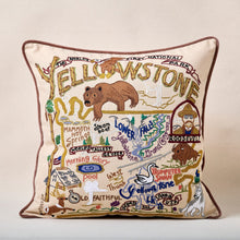 Load image into Gallery viewer, Yellowstone Hand-Embroidered Pillow Pillow catstudio 
