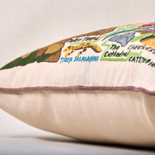 Load image into Gallery viewer, Zion Hand-Embroidered Pillow Pillow catstudio 
