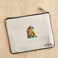 Load image into Gallery viewer, Zion National Park Zip Pouch - Natural Pouch catstudio 
