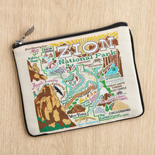 Load image into Gallery viewer, Zion National Park Zip Pouch - Natural Pouch catstudio 
