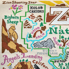 Load image into Gallery viewer, Zion National Park Zip Pouch - Natural Pouch catstudio 
