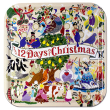 Load image into Gallery viewer, 12 Days of Christmas Birchwood Tray Trays catstudio 
