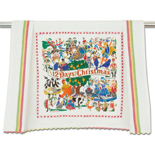 Load image into Gallery viewer, 12 Days of Christmas Dish Towel - catstudio 
