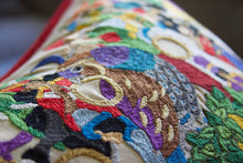 Load image into Gallery viewer, 12 Days of Christmas Hand-Embroidered Pillow - catstudio
