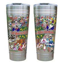 Load image into Gallery viewer, 12 Days Of Christmas Thermal Tumbler (Set of 4) - PREORDER Thermal Tumbler catstudio
