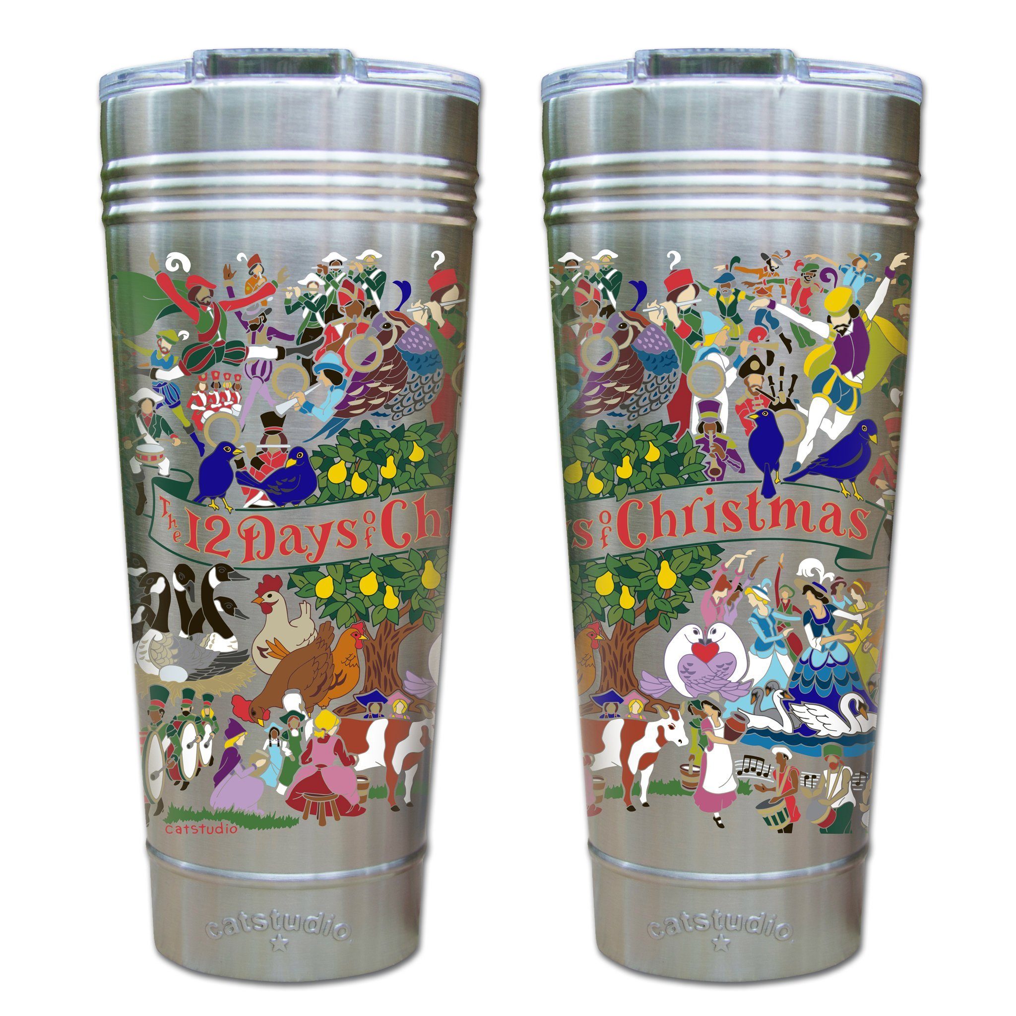 12 Days of Christmas Thermal Tumbler | Holiday Collection by